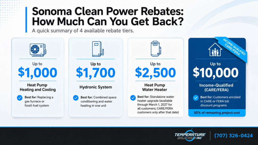 Sonoma Clean Power Rebates How Much Can You Get Back